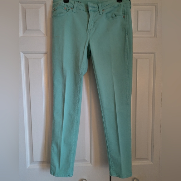 jcpenney Denim - JCP Mint Green Skinny Ankle Jeans